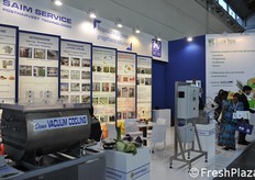 Lo stand Saim Service.