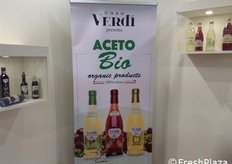 Aceti biologici a marchio Casa Verdi, il Balsamico di Modena Igp di Mele e ultimo nato l'Aceto di Arance Rosse.