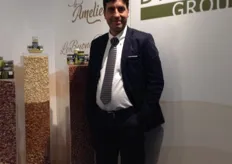Francesco Di Sano titolare della siciliana di Bronte Di Sano Group produce frutta secca e trasformati di pistacchio a marchio Amèlie.