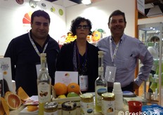 Giuseppe Russo, produttore di limoni siciliani - Federica Argentati - Presidente Distretto Produttivo Agrumi di Sicilia – Calogero Simonaro del Consorzio di Tutela Arancia di Ribera DOP.