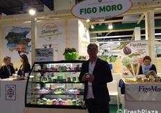 Sandro Motton vice presidente del Consorzio Il Figo Moro da Caneva. Un frutto con una forte valenza territoriale sempre più presente nella grande distribuzione del Triveneto e dell'Emilia Romagna. Il prodotto di punta sono i canevoti o fichi caramellati.