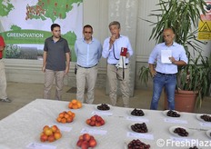 Da sinistra Riccardo, Matteo, Giovanni ed Enrico Zanzi.