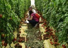 Visita al campo sperimentale.