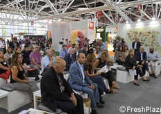 Convegno presso lo stand della Regione Emilia Romagna.