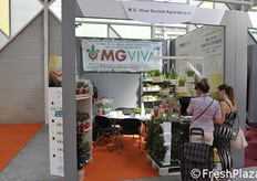 Lo stand della Mg Vivai.