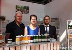 Luigi Castiglioni, Anna Maria Vitali e Federico Buffetti dell'azienda agricola Punto Verde.