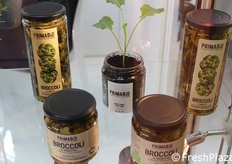 Broccoli a rosette in conserva.