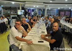 Alcuni dei partecipanti alla cena.