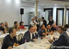 Alcuni dei partecipanti alla cena.
