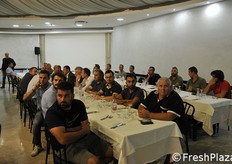 Alcuni dei partecipanti alla cena.