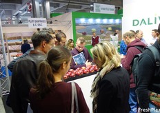 Notevole interesse per le varietà in esposizione allo stand.