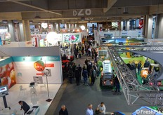 Vista dall'alto di uno dei padiglioni.