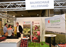 Lo stand dell'azienda vivaista olandese Hillebrand.