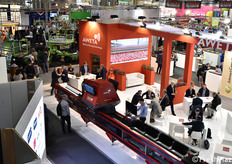 Una panoramica dello stand Aweta.