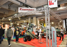 Lo stand dei macchinari Frumaco.