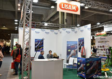 Stand della ditta imolese di strumenti e attrezzi per l'agricoltura Lisam.