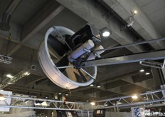 Particolare della ventola, dotata di serbatoio diesel da 66 litri (cfr. FreshPlaza del 16/11/2018)