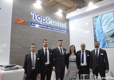 Il team di Top Control presente a Interpoma. Lo stand è stato totalmente rinnovato
