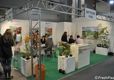 Lo stand della Battistini Vivai di Cesena