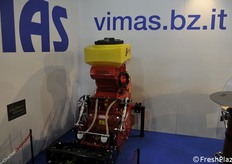 Macchina Forigo ospitata all'interno dello stand Vimas