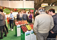 Gente in visita allo stand Tagliani vivai