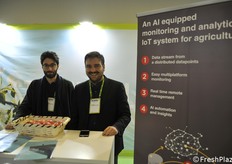 Cosimo Calciano e Marco Cattaneo di RevTree, start up che si occupa di sistemi di ottimizzazione dell'irrigazione