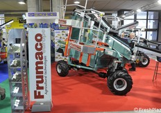 Frumaco costruisce agevolatrici per la raccolta anche in terreni scoscesi