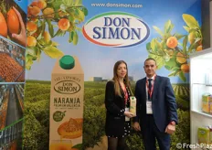 Sara Blanco e Garcia Carrion per l'azienda spagnola Don Simon che produce sicchi di frutta e Sangria