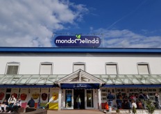 L'ingresso di Mondo Melinda a Segno di Predaia (Trento)