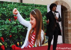 Dino Paradiso, conduttore della manifestazione "Fragola on the Road"