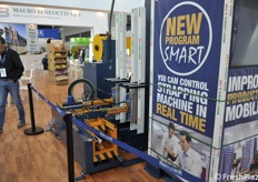 Macchina avvolgitrice presso lo stand Graziani