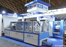 Una delle macchine portate in fiera da Teco