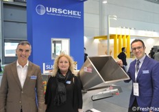 Urschel in fiera con Marco Cortese, Paola Tonini Bossi e Mario Molino