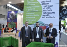 Capp Plast con Mauro Buratti, Filippo Baldi e Marcello Spada