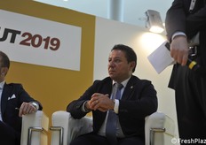 Gianni Raniolo presidente del Consorzio di tutela dell'uva da tavola di Mazzarrone IGP al congresso sull'uva da tavola