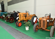 Attorno a Macfrut in Campo c'era una bella esposizione di trattori d'epoca, a partire da un secolo fa