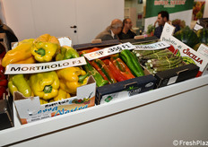 Peperoni e asparagi nello stand Royal Seeds/Suba Seeds