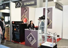 Lo stand Mark One, specializzata in stampa 3D