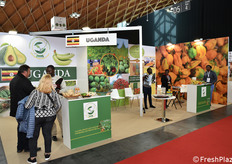 Lo stand dell'Uganda