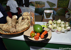 Prodotti vari nello stand dell'Uganda