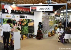 Lo stand dell'Angola