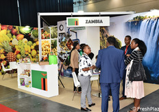 Lo stand dello Zambia