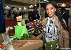 Avocado, fagioli e un bel sorriso nello stand dello Zambia