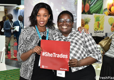 Grande simpatia nello stand del Kenya...