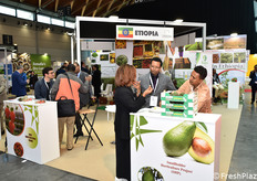 Lo stand dell'Etiopia