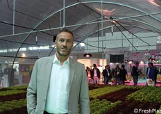 Damiano Ghirlanda di PlasticBox, azienda del veronese che realizza pianali galleggianti in plastica per colture idroponiche, nel settore floating system.