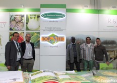 Team de La Semiorto Sementi. Da sinistra a destra: Maurizio Mannara, Roberto Vitolo, Ibrahima Cissè, Fausto Serra e Andrea Cappoli.