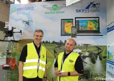 Roberto Calvi e Stefano Fiorillo della Calvi Tecnologie di Osnago (LC), che con il progetto Sky53 offre droni per l'agricoltura di precisione.