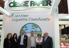 Il sorridente team di Ciesse Paper.