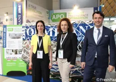 Elisa Guarato, Francesca Pattaro e Andrea Ormesani della Ormesani, azienda con presenza capillare in tutto il mondo e specializzata in spedizioni e logistica.